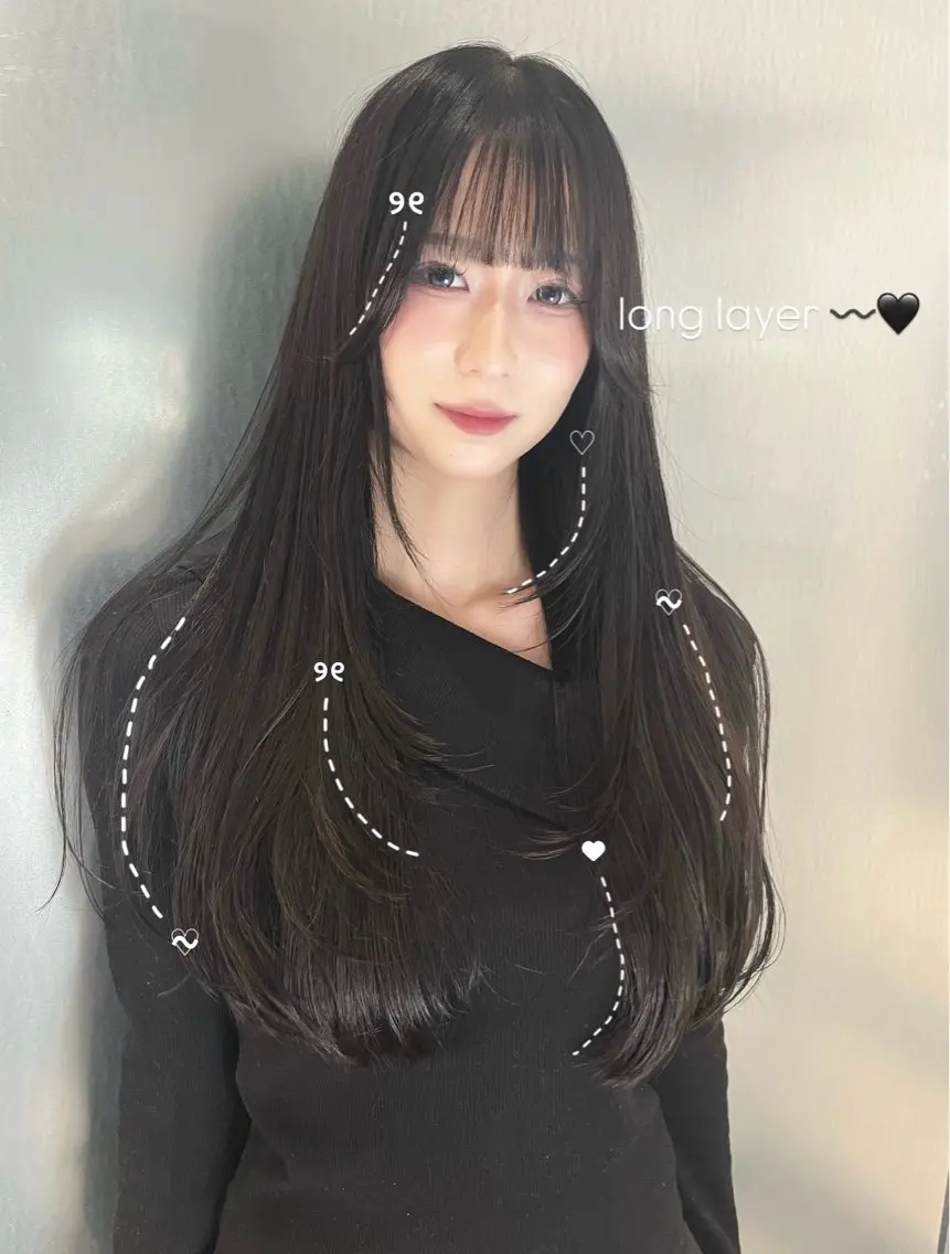 【ミニモ限定特別価格🎀】ロングカット＋カラーモデルの写真