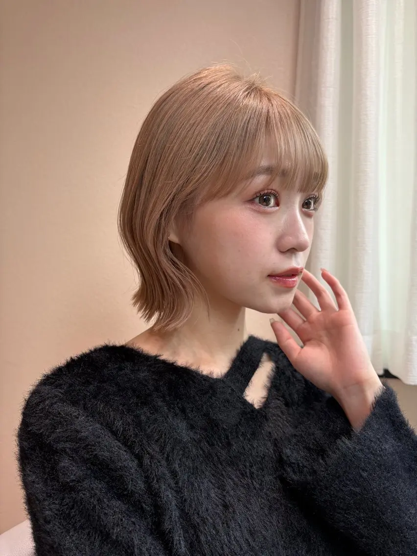 ショート ボブ カット トリートメント パーマ/ボブ特化 横浜/伊藤　怜のヘアスタイル