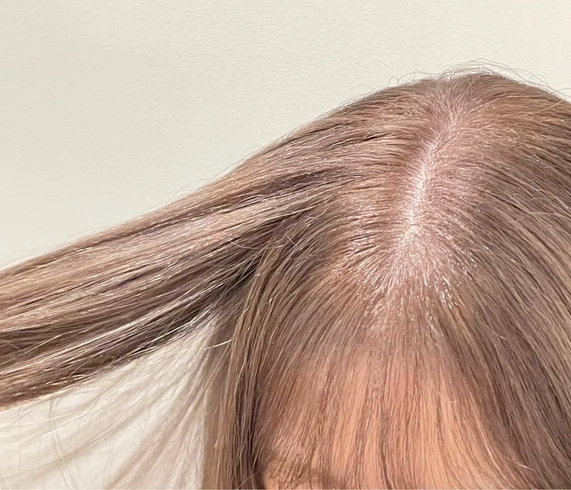 ミディアム カラー ヘアアレンジ ベージュカラー ブリーチ 池袋 🌼nana🌼のヘアスタイル