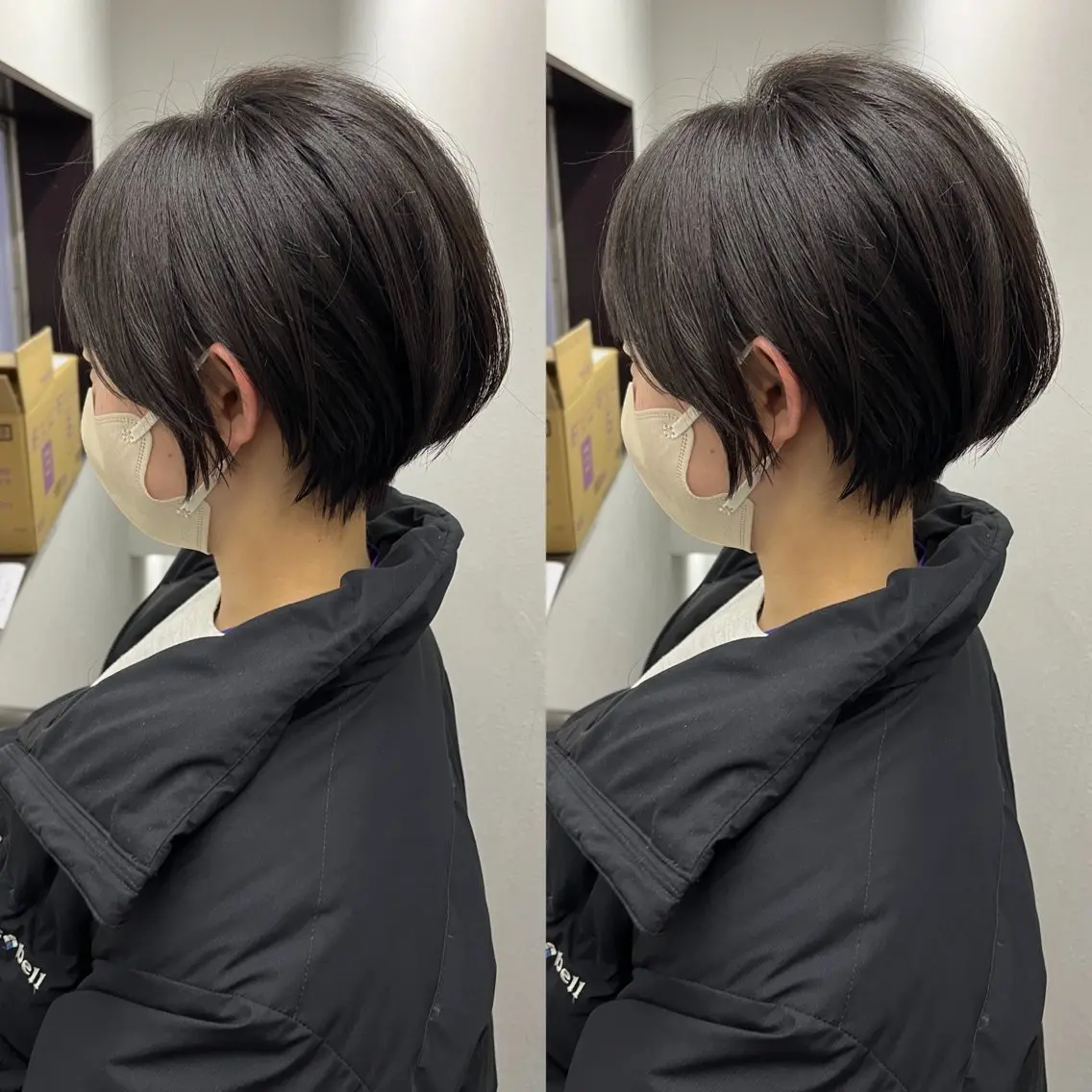ショート レイヤー×透明感 Tatsuya💫のヘアスタイル