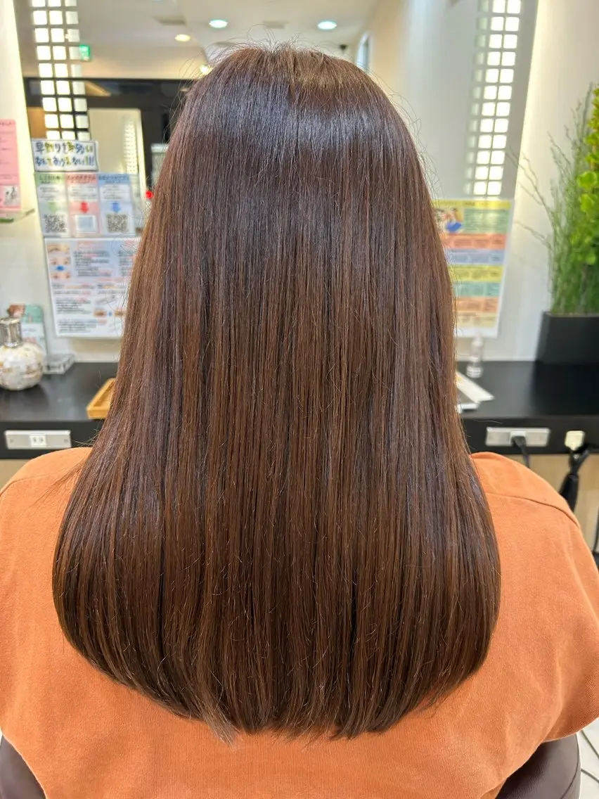 ロング カラー ゆめ ベージュカラーのヘアスタイル