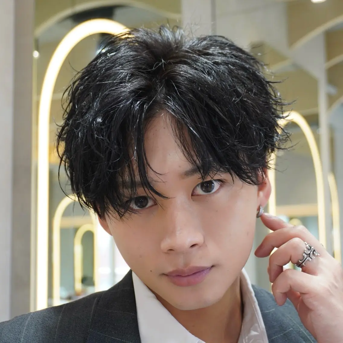 メンズ カット トリートメント 原宿/毛流れ韓国 メンズ骨格補正/遼祐のヘアスタイル