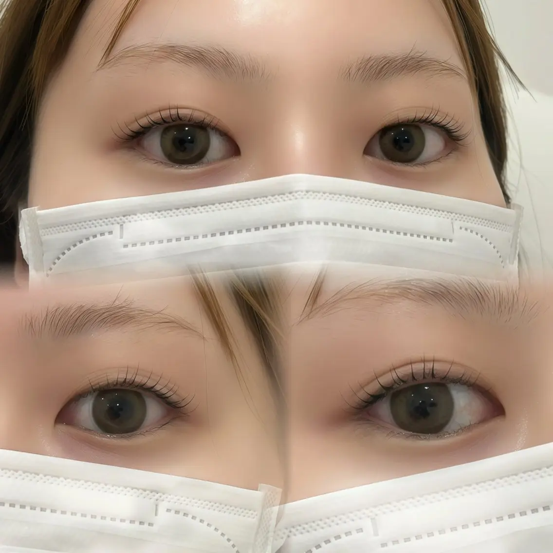 マツエク・マツパ 束感まつ毛 韓国風マツエク 一重×まつ毛パーマ マツパ 𝐚𝐲𝐮𝐦𝐢 🎀❕のマツエク・マツパデザイン