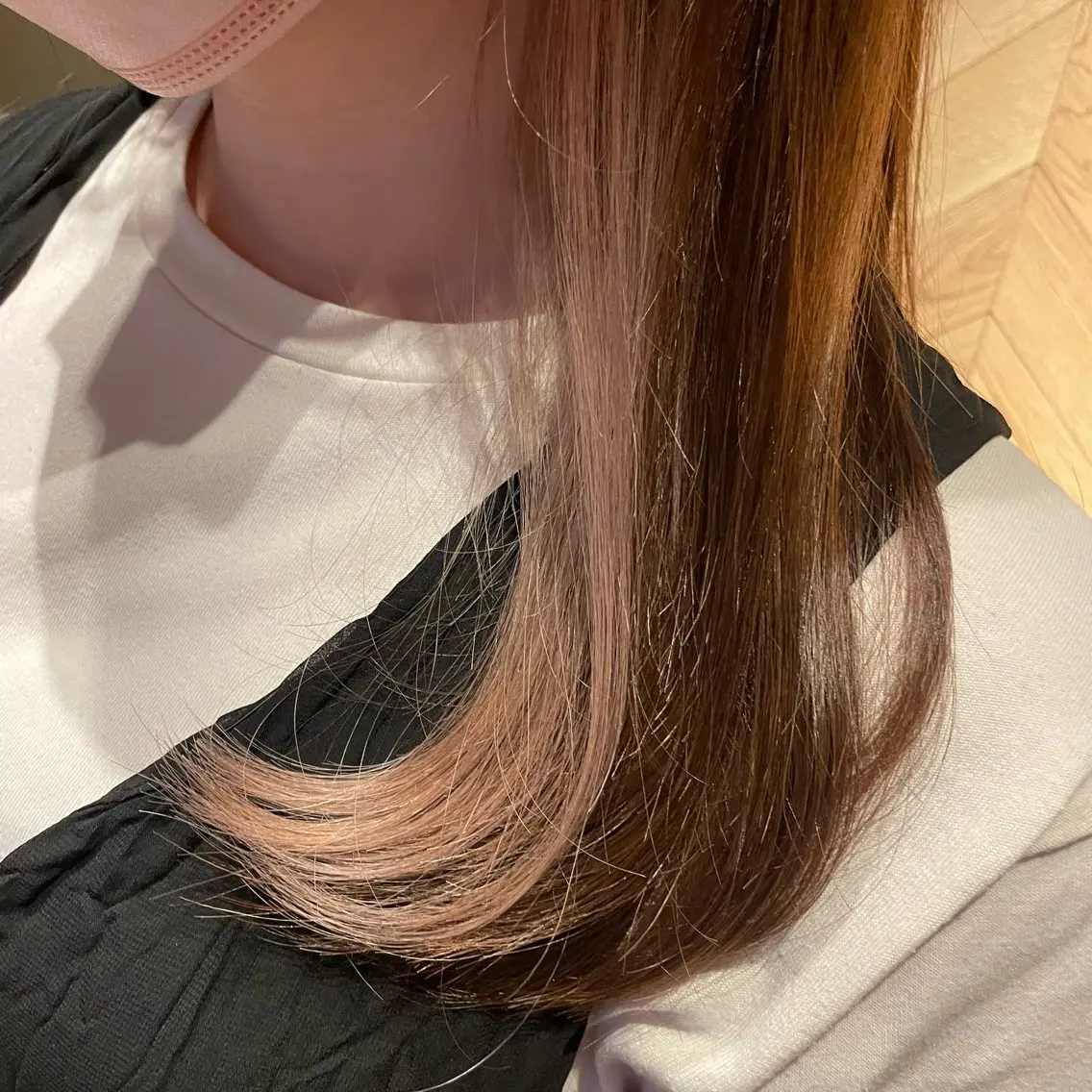 ミディアム カラー ヘアカラー トリートメント FERIAあべの KARINのヘアスタイル
