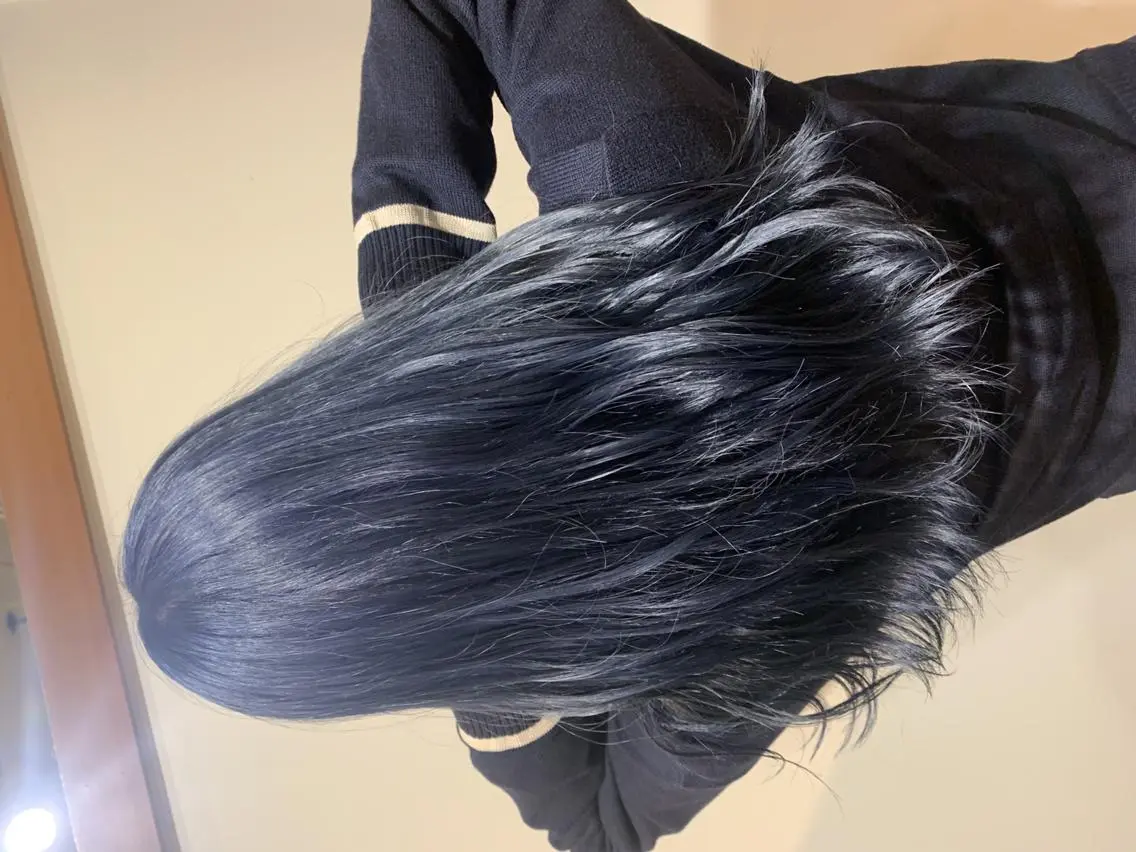 セミロング カラー ブリーチ ブルーカラー ヘアカラー トリートメント ハイトーン得意😍 Lumiereのヘアスタイル