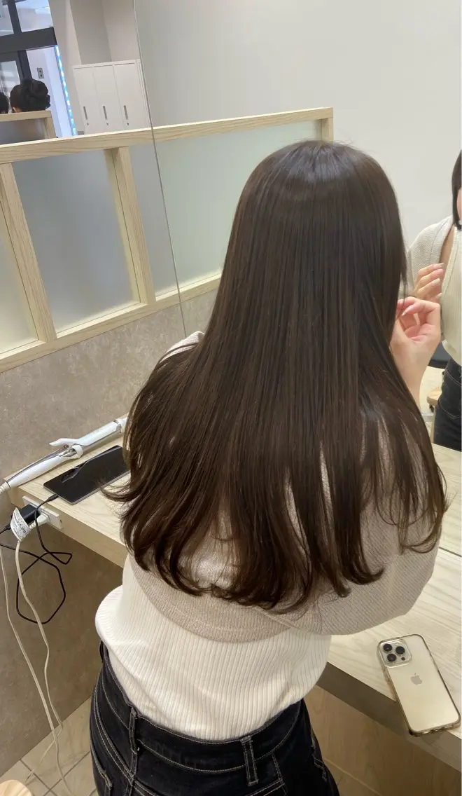 🍒カット+ワンカラー +ハホニコ3Step超音波トリートメント🍒の写真