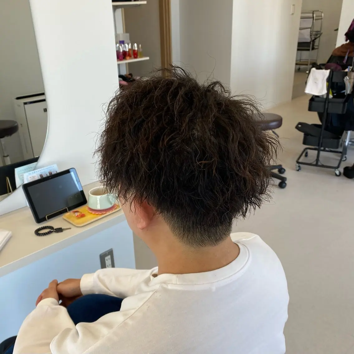 カット+ツイストスパイラルパーマ【メンズ限定】の写真