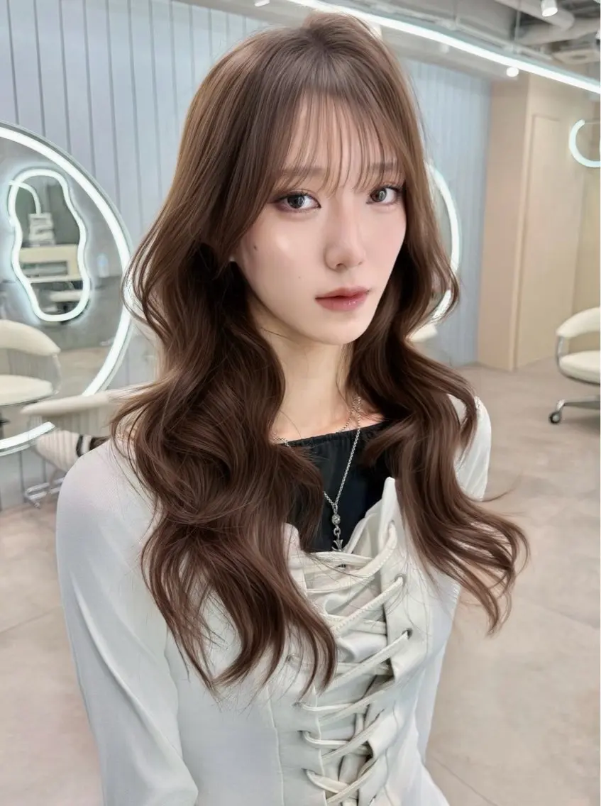 ロング ヘアアレンジ ボブ 顔周りカット ハッシュカット ハイレイヤー 髪質改善 カット ヘアカラー トリートメント ヘアセット 大宮ブリーチ縮毛矯正 💖レイヤー櫻井のヘアスタイル