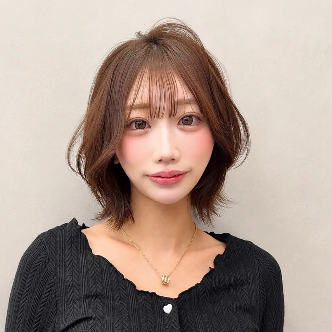 ミディアム カラー カット ヘアカラー トリートメント 🩷小川大輔🩷 ボブ/インナーカラーのヘアスタイル
