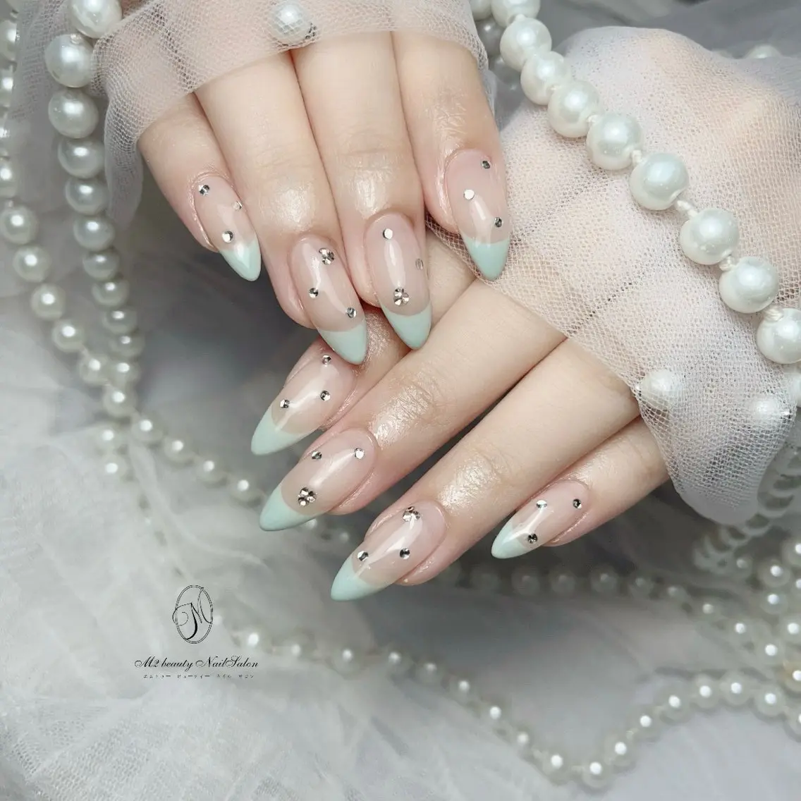 ネイル 長さ出し ジェルネイル パラジェル スカルプネイル ネイルチップ ハンドネイル M2 beauty Nankaのネイルデザイン