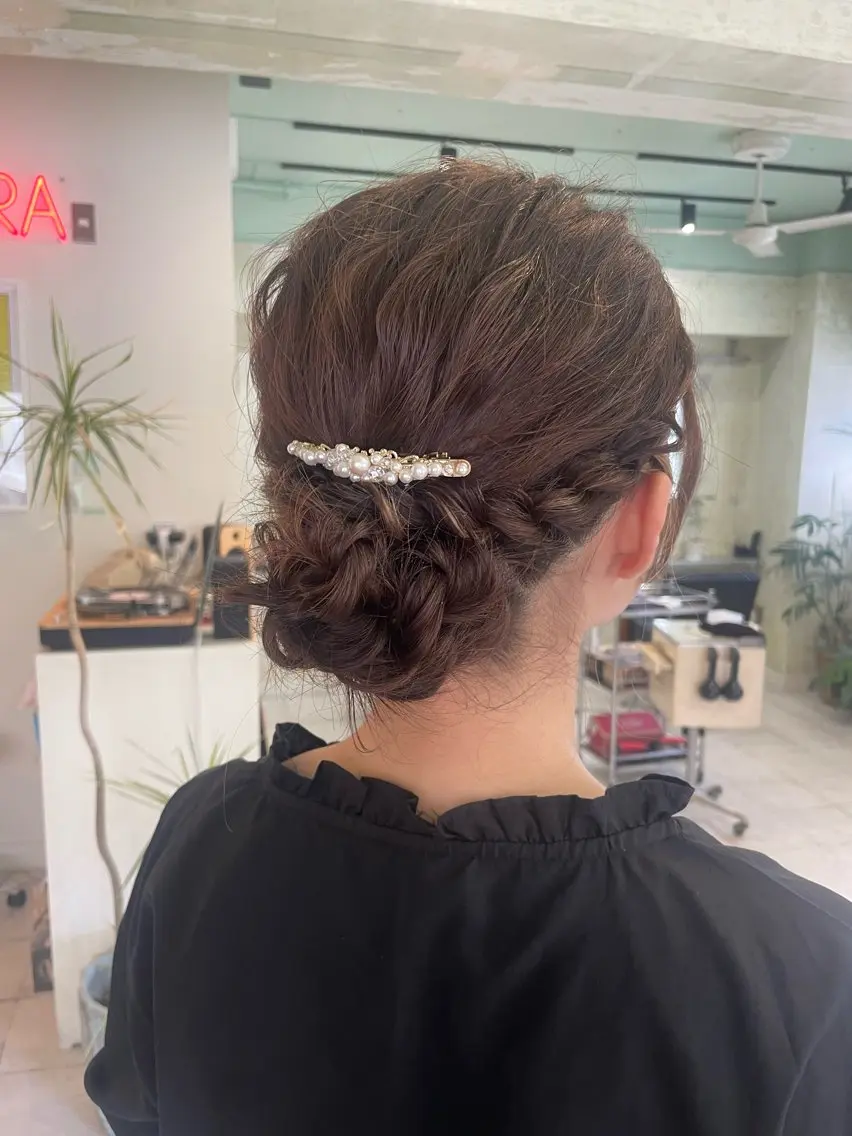 ヘアアレンジ ヘアセット NATSUMI AR.MARAのヘアスタイル