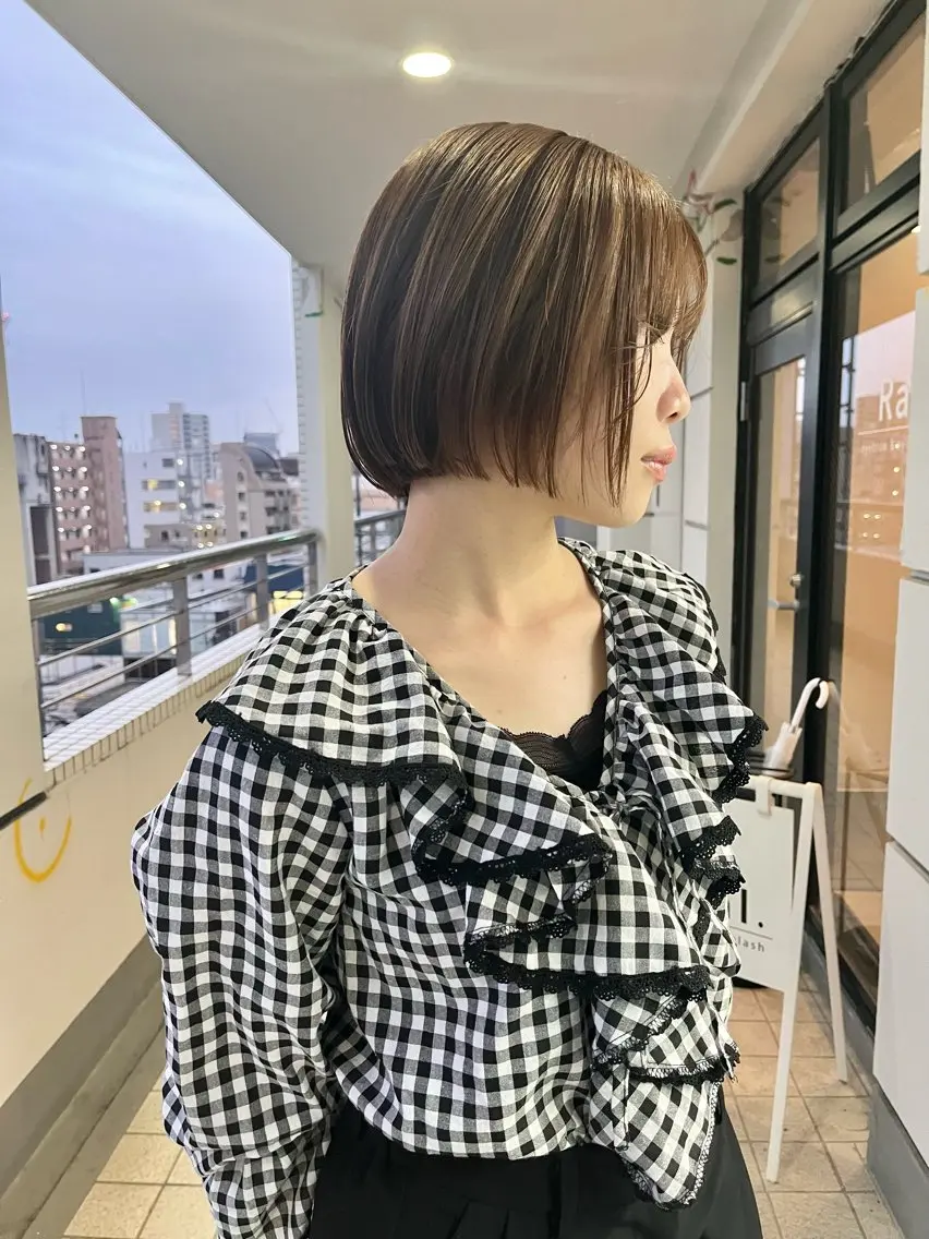 ショート カラー カット ヘアカラー IROW/イロウ天神 大名店　yamaのヘアスタイル