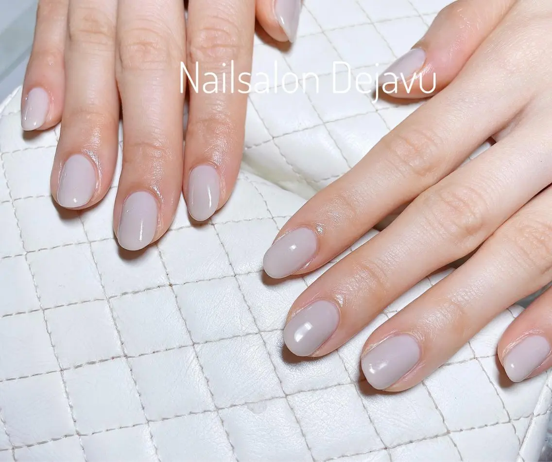 ネイル アートネイル ジェルネイル ワンカラーネイル ハンドネイル Nail salon Dejavu 🌿のネイルデザイン