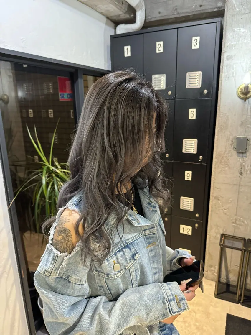 ロング カラー バレイヤージュ レイヤーカット ヘアカラー トリートメント ヘッドスパ Akua【代表】 Kazumaのヘアスタイル