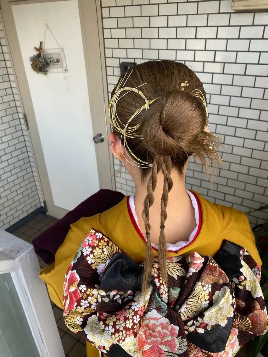 👘🧚♂️留袖着付け&ヘアセット👘🧚♂の写真