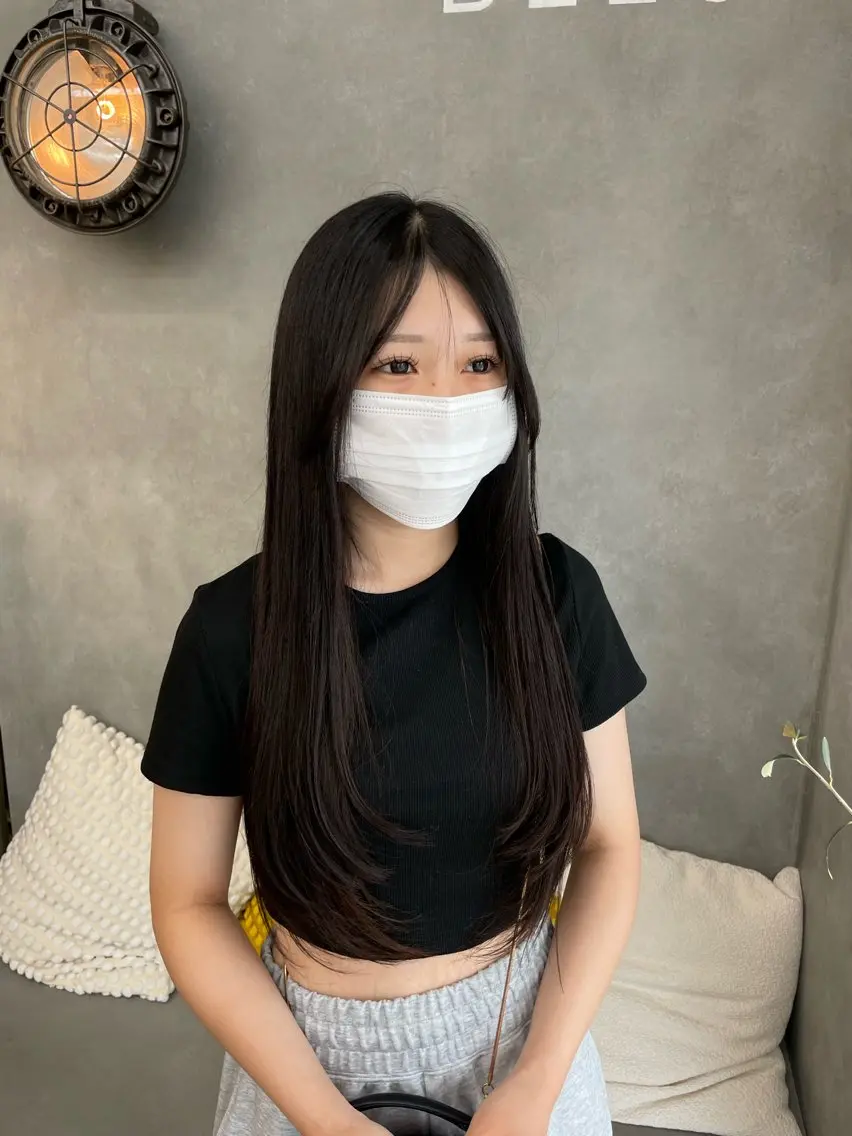 ロング カット トリートメント BELO OSAKA カエデのヘアスタイル