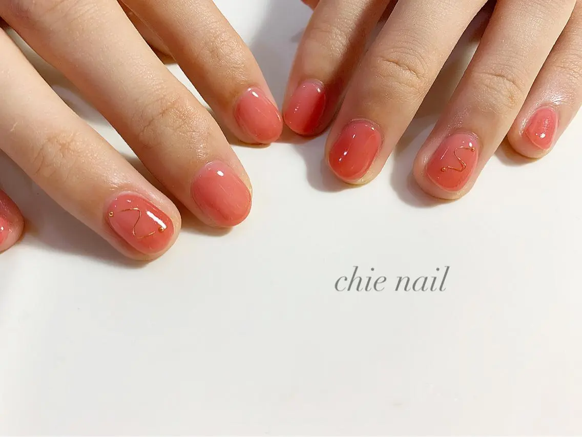 ネイル ピンク 森ノ宮❤︎ chieのネイルデザイン