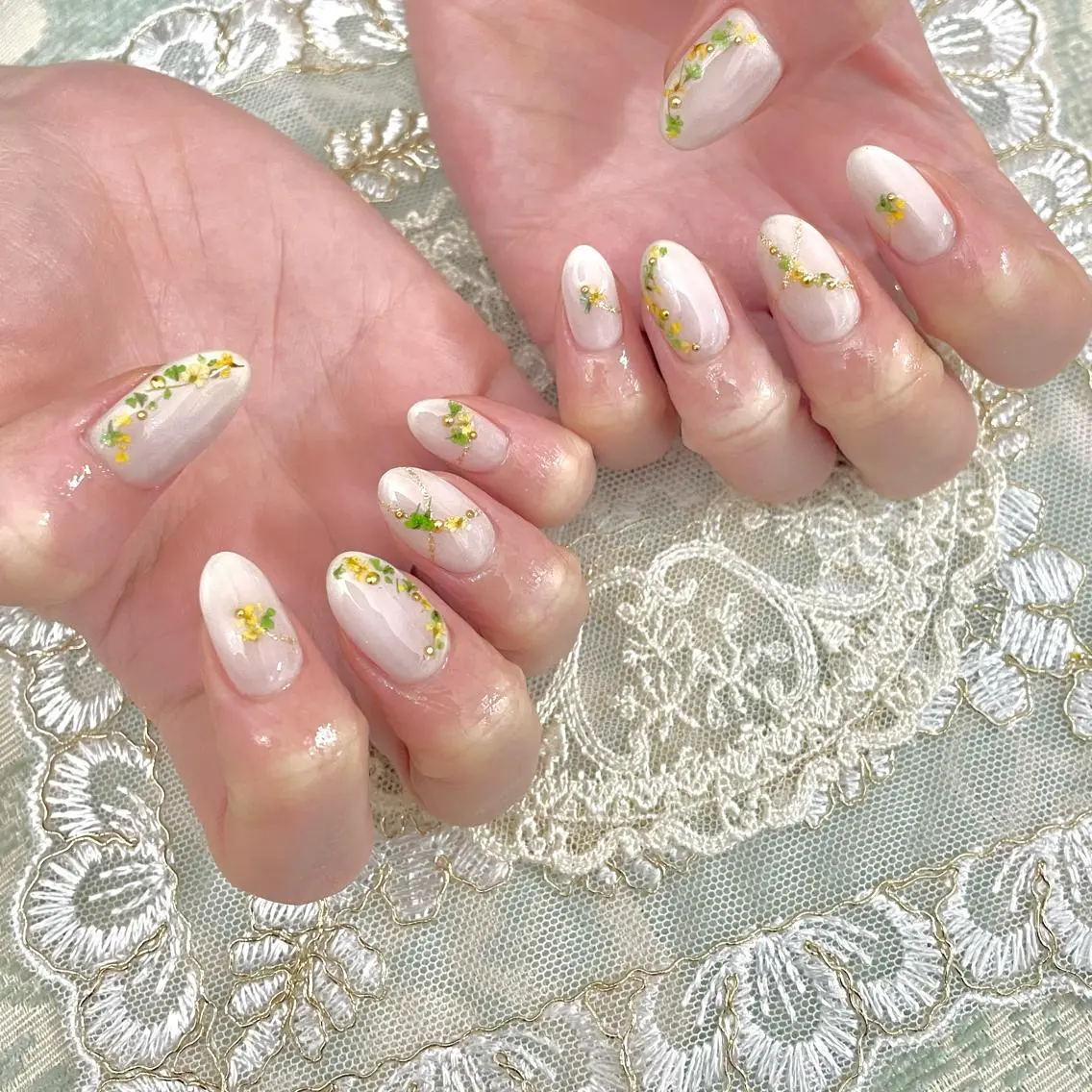 ネイル ジェルネイル 春ネイル J terrace Nailのネイルデザイン