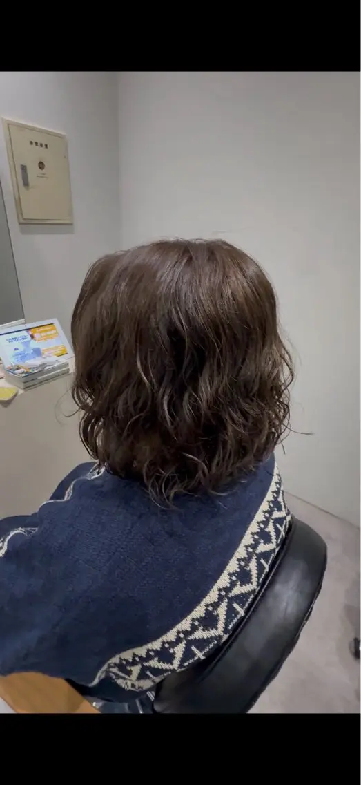 パーマ ボブ カット パーマ soyon 心斎橋店のヘアスタイル
