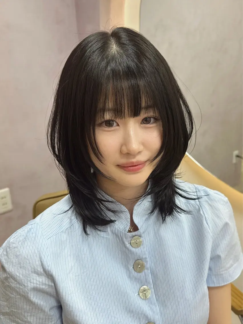 ショート カット ヘアカラー トリートメント トレンド韓国レイヤー 🇰🇷のんのヘアスタイル