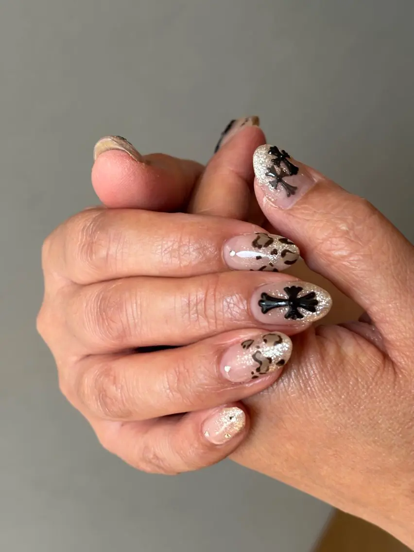 ネイル アニマル柄 ハンドネイル lead nail sayakaのネイルデザイン
