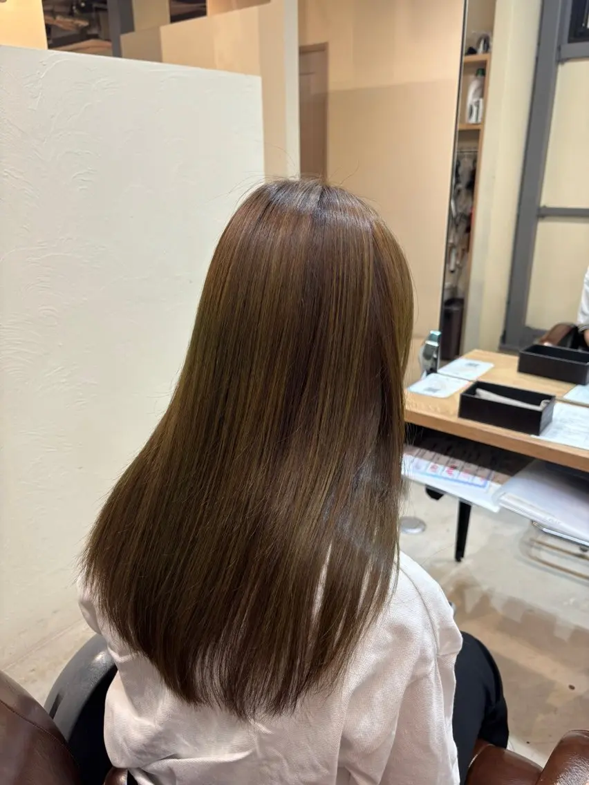ロング 相馬 静香のヘアスタイル