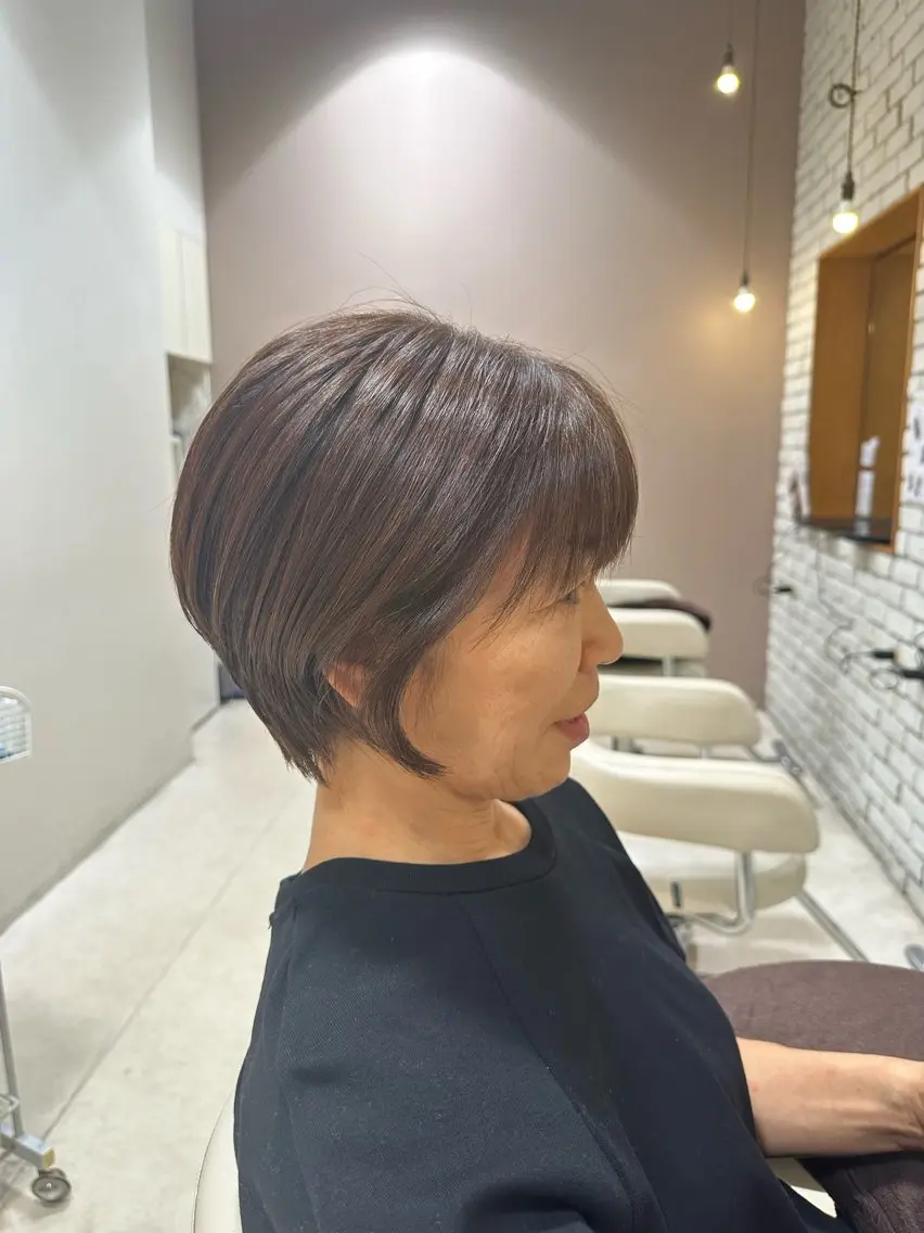 ショート 梅本 夢香のヘアスタイル