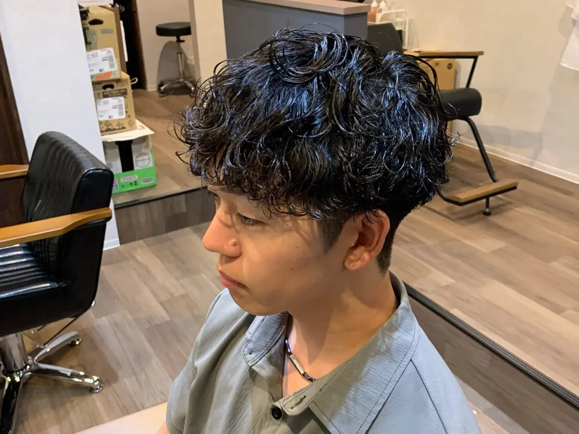 ショート パーマ メンズカット/パーマ 💖HARUKAのヘアスタイル