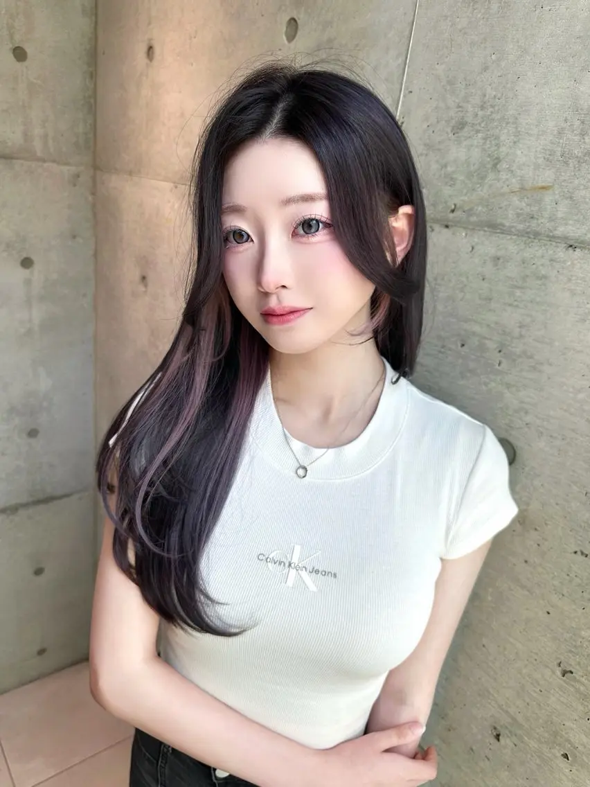 ロング カラー ヘアカラー トリートメント 《髪質改善✖️オリー ブ🧸》小嶋拓也のヘアスタイル