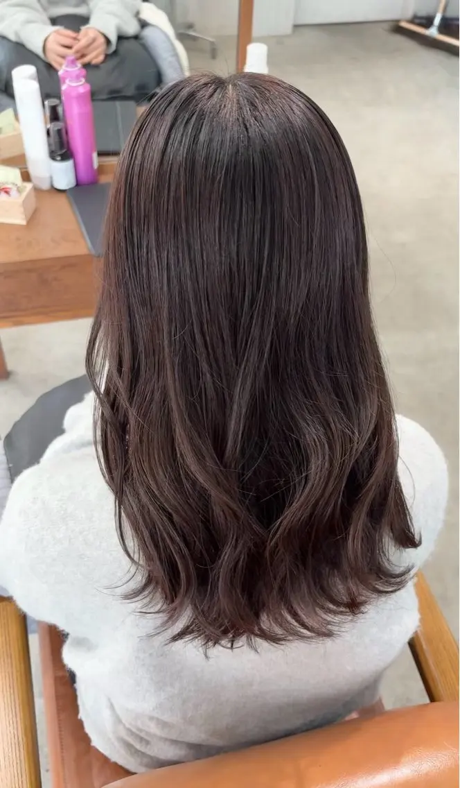 セミロング カット ヘアカラー トリートメント SONO 【一宮】のヘアスタイル