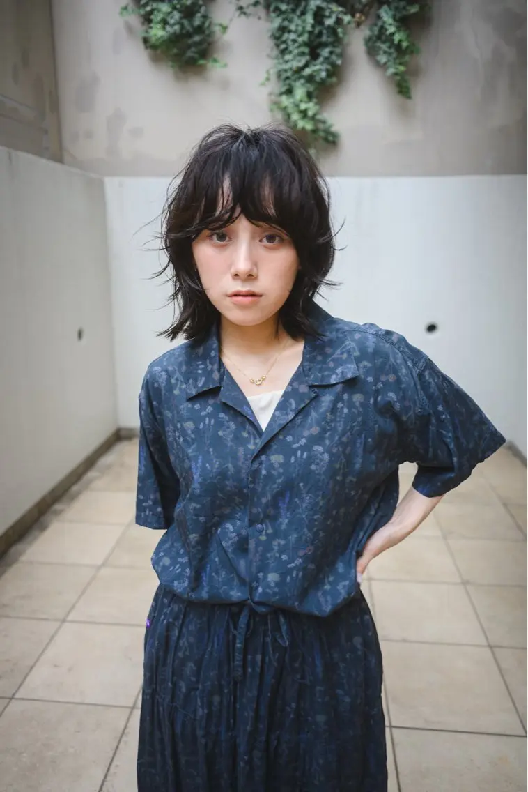 ミディアム ミディアムパーマ 煙山 恭介のヘアスタイル