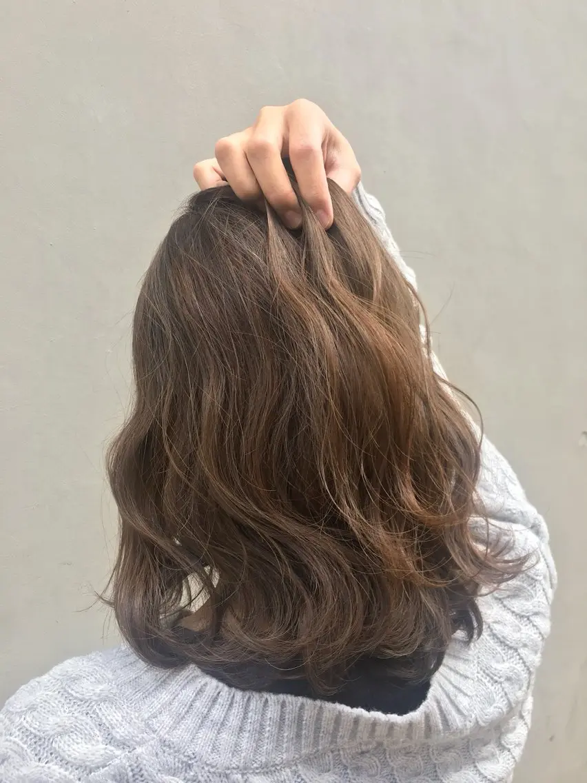 ミディアム カラー カット ヘアカラー トリートメント ハイライト/透明感 カラー🏝️あんじゅのヘアスタイル