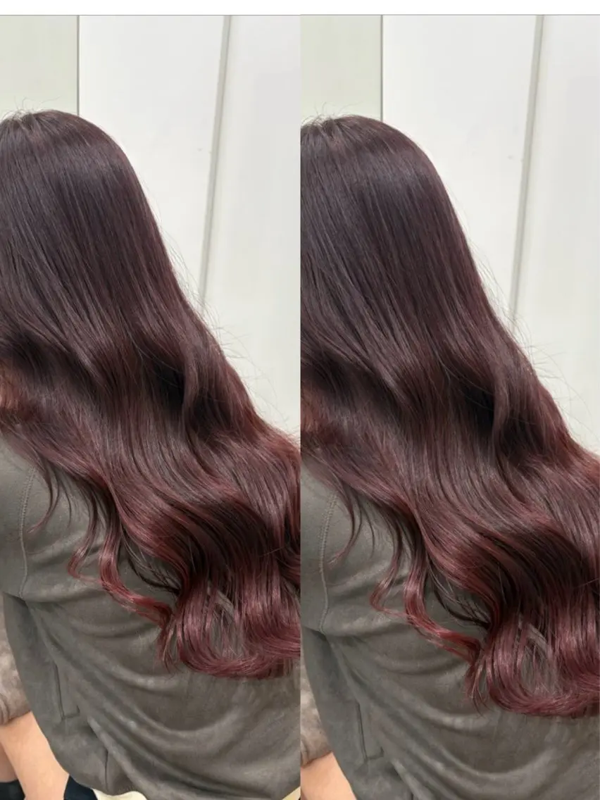 カラー ヘアカラー トリートメント りん/💞垢抜け× とろける艶🍯横浜のヘアスタイル