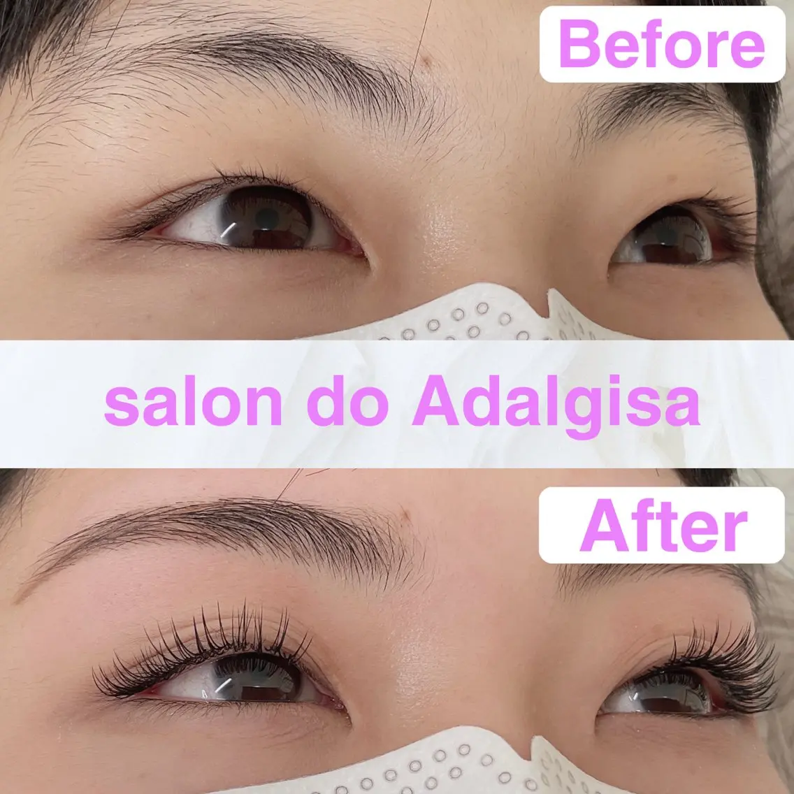 アイブロウ ワックス脱毛 salon do Adalgisaのマツエク・マツパデザイン