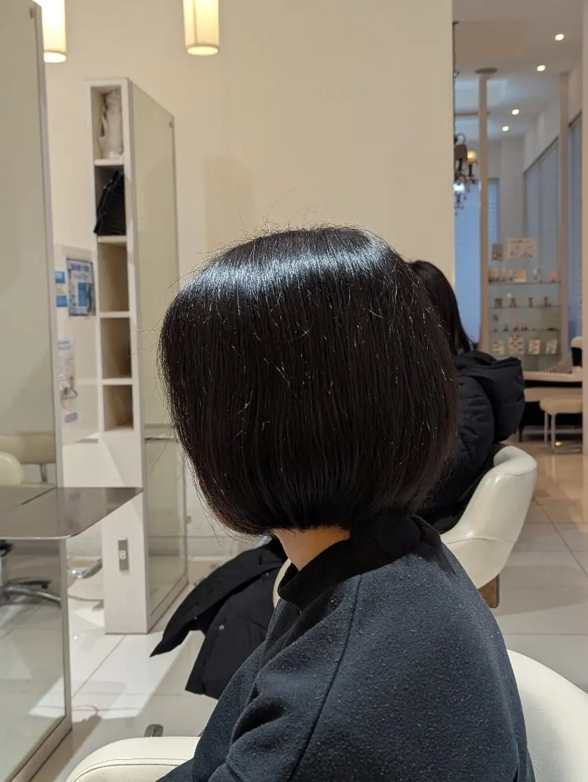 ショート ボブ カット トリートメント 後藤 風海のヘアスタイル