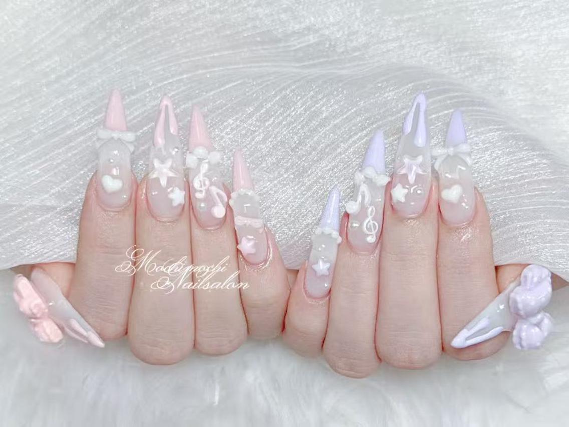 ネイル 成人式 フットネイル ジェルネイル マグネットネイル 大理石ネイル(マーブル) ハンドネイル K.bi_nail ネイル長さ出し専門店のネイルデザイン