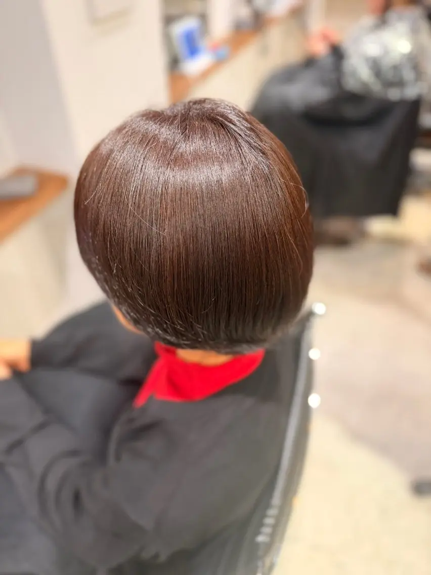 ミディアム カラー ヘアカラー 手話/耳が聞こえない 🦻🏻/山本しずほのヘアスタイル