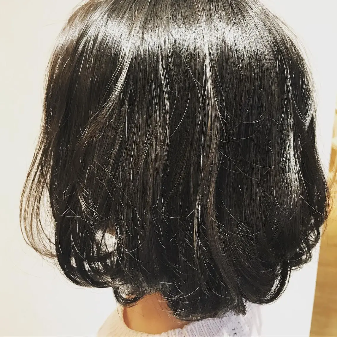 ミディアム ボブ 渡辺 ちせのヘアスタイル