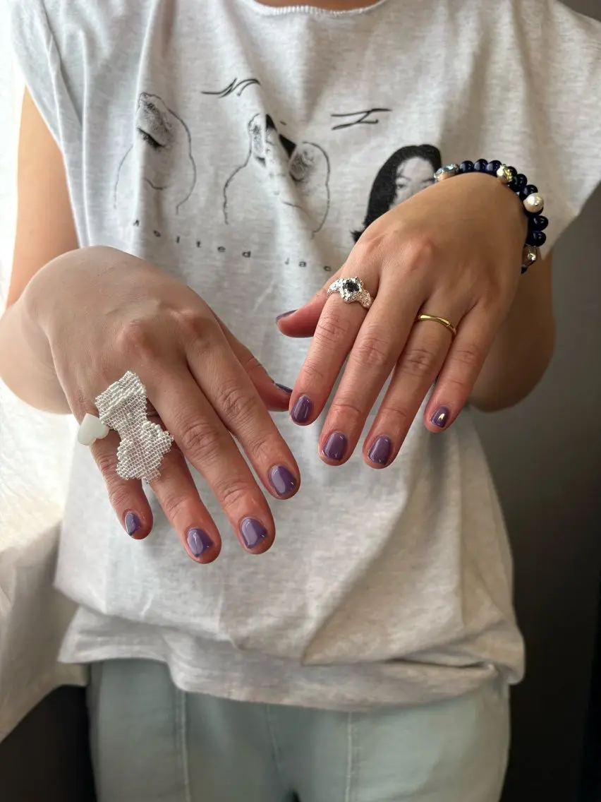 ネイル ワンカラーネイル ハンドネイル SALON MODS harukaのネイルデザイン
