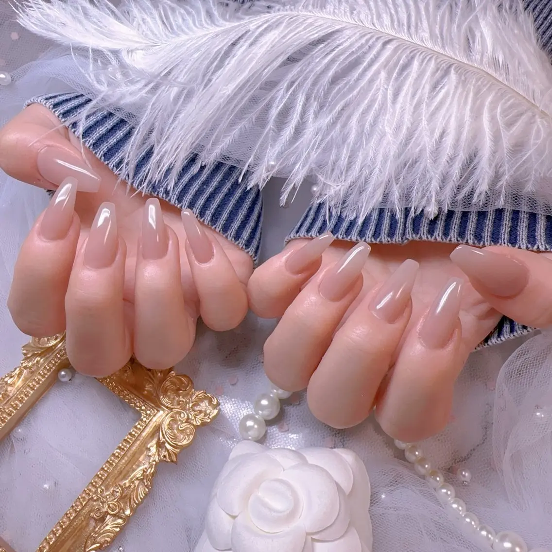 ネイル オーロラネイル フットネイル 韓国ネイル ラメ(グリッター) ラメグラデーション ハンドネイル Belle nail salon 新小岩のネイルデザイン