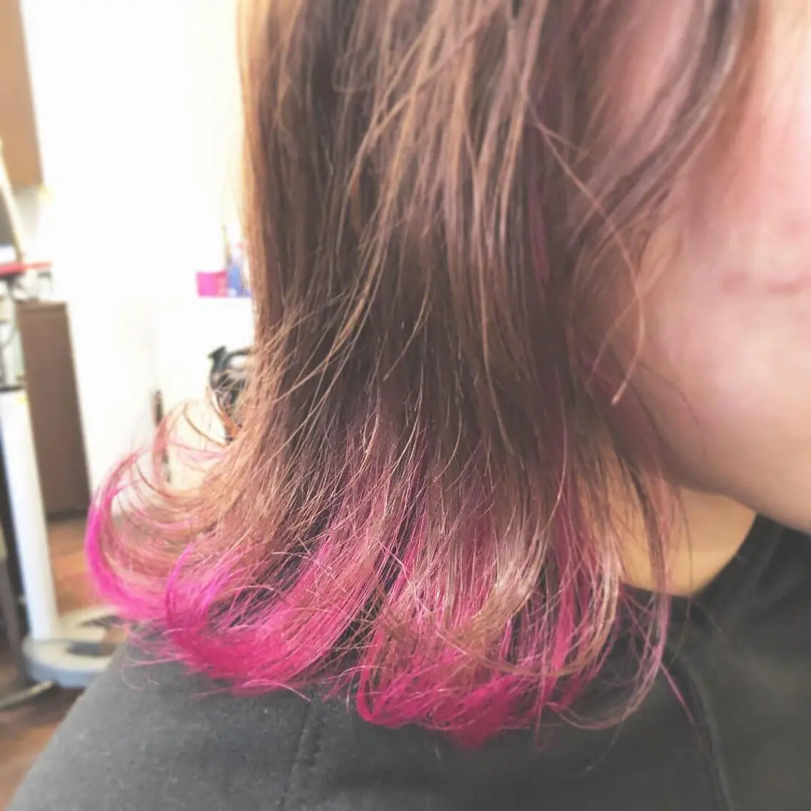 ミディアム カラー 日比谷 翔太のヘアスタイル