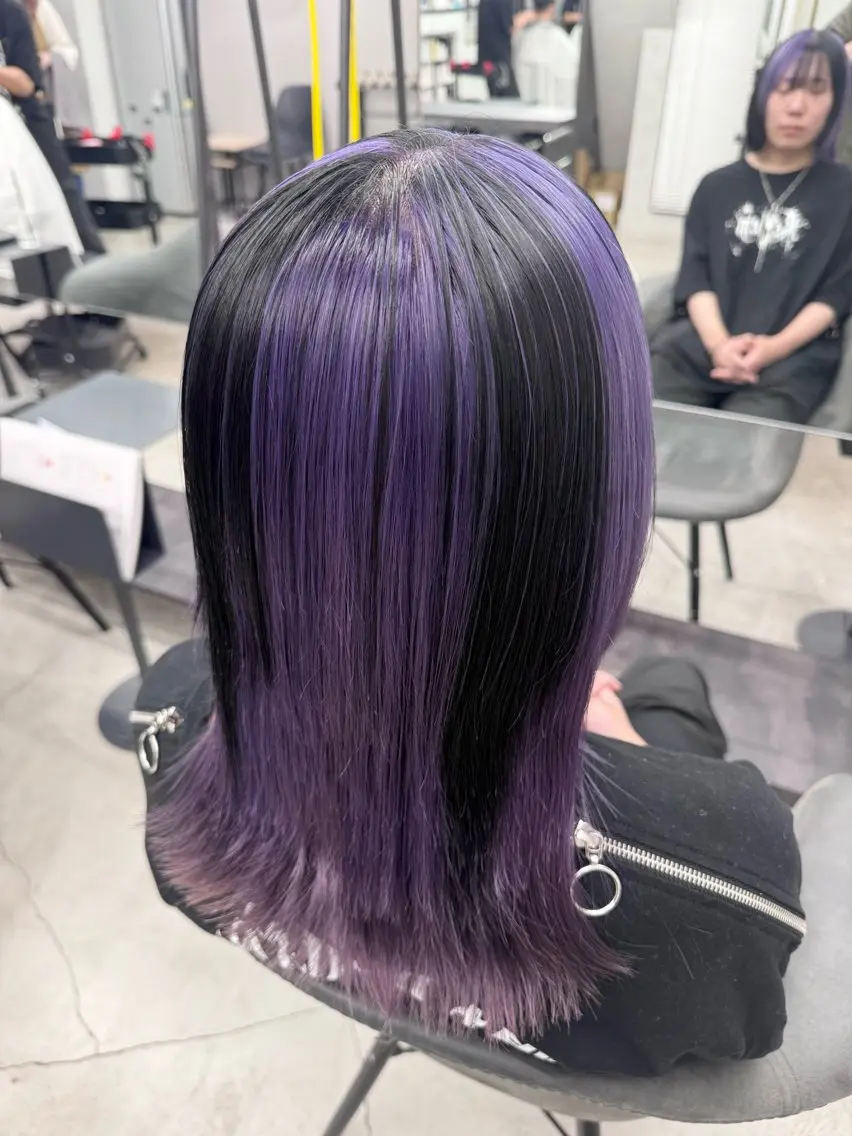 ミディアム カラー ベージュカラー ブリーチ ケアブリーチ 透明感カラー デザインカラー ヘアカラー トリートメント 渋谷髪質改善/縮毛 矯正/かすが🪽🫧のヘアスタイル