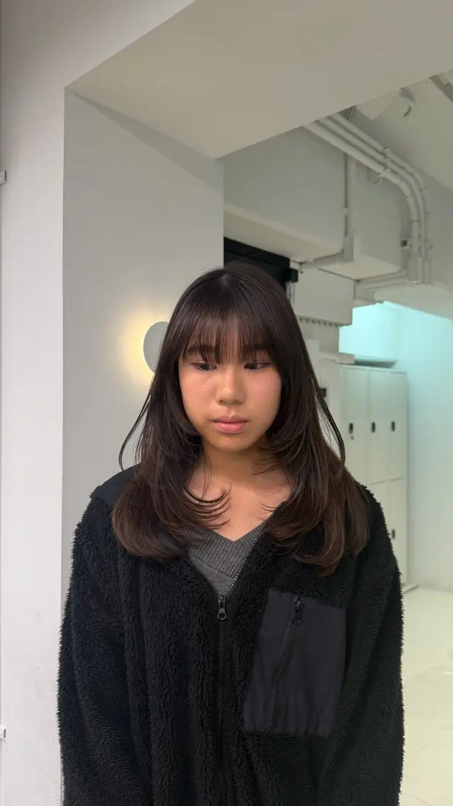 ロング カラー カット naturalカラー / Rukaのヘアスタイル