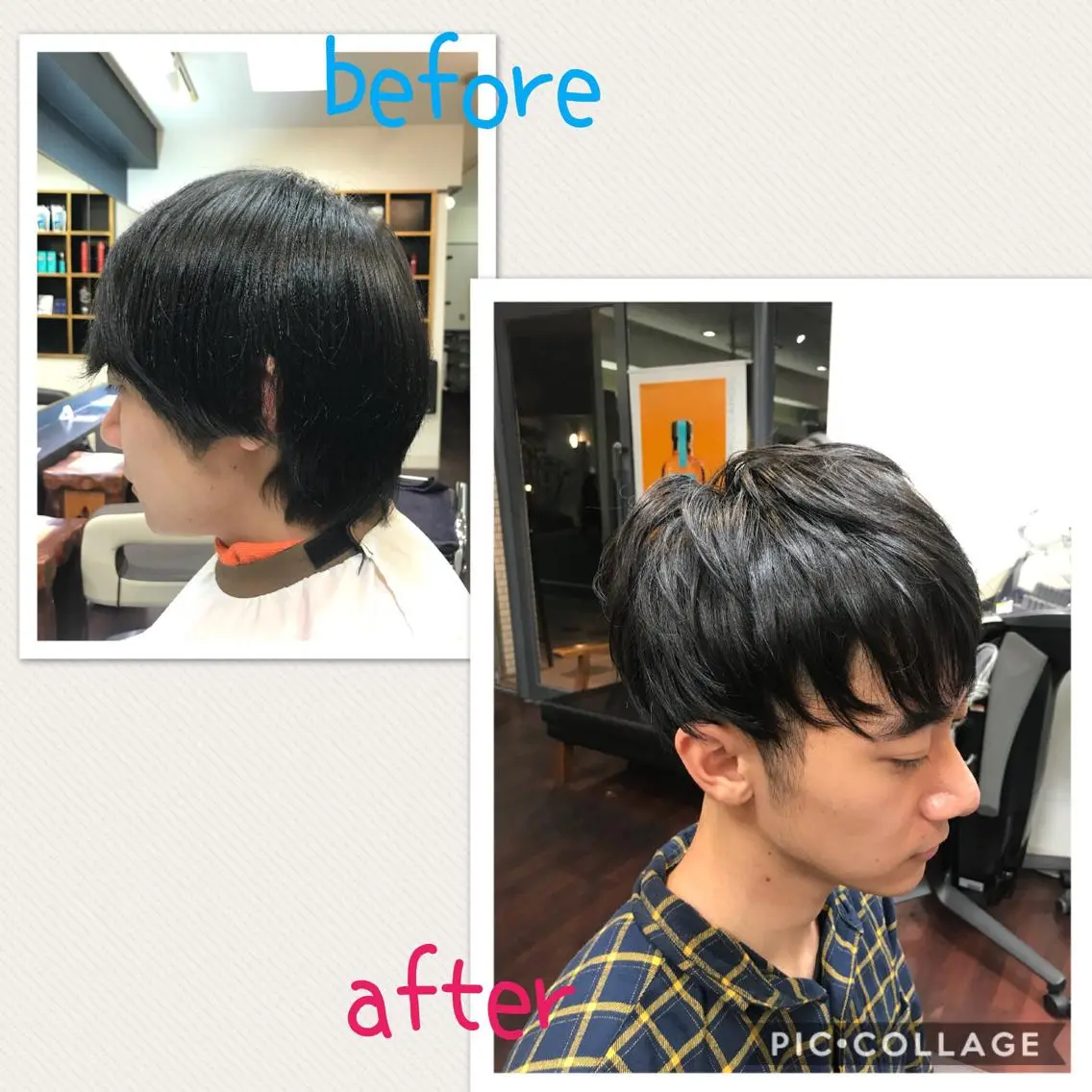 ショート メンズ マッシュ ツーブロック ショートヘア カット 藤本 麻衣のヘアスタイル