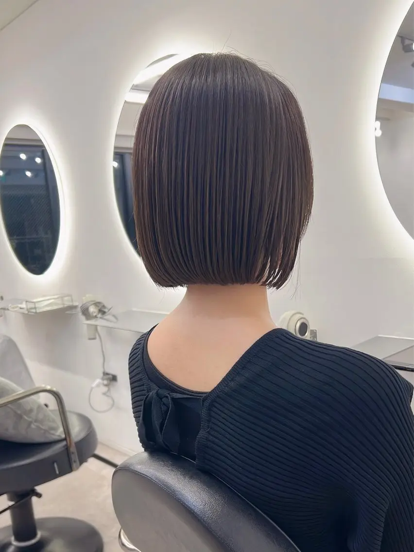 ミディアム ボブ 大人可愛いショート/ オシャレボブ田中大貴のヘアスタイル