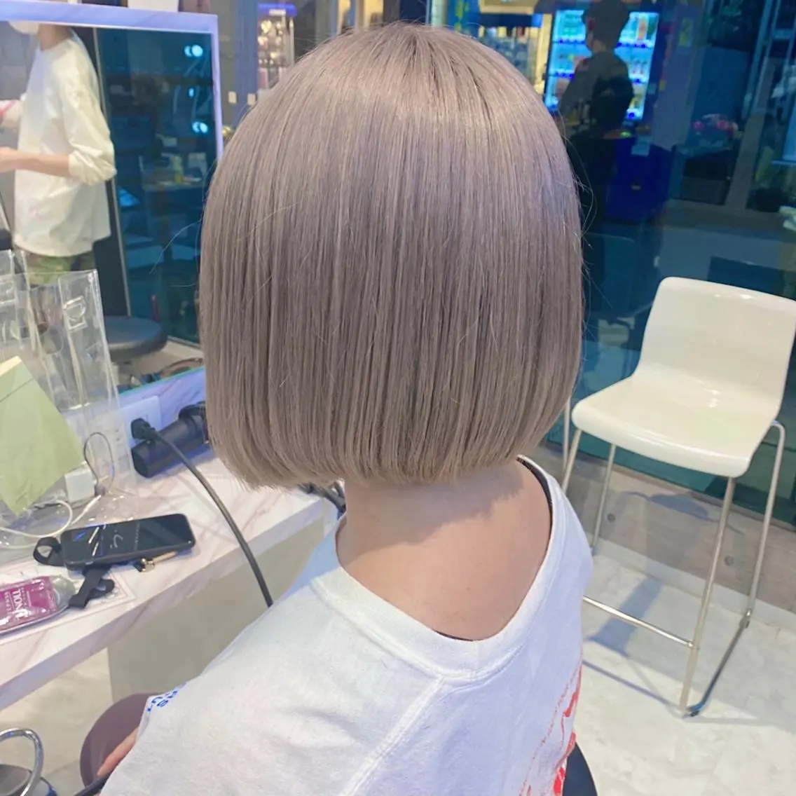 ミディアム カラー ヘアアレンジ メンズ キッズ お悩み解決美容師 💐AMIのヘアスタイル