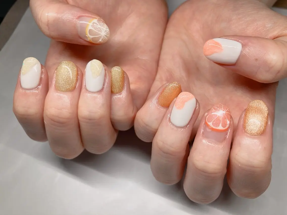 ネイル ハンドネイル cream nail なかむらゆみのネイルデザイン