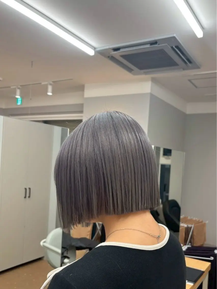 カラー ブリーチ 透明感カラー 蔵田 さくらのヘアスタイル