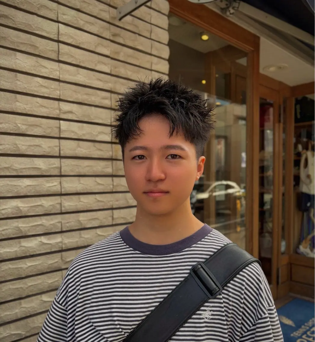 ショート メンズ スパイキーショート ショートヘア カット UMM daichi メンズパーマのヘアスタイル