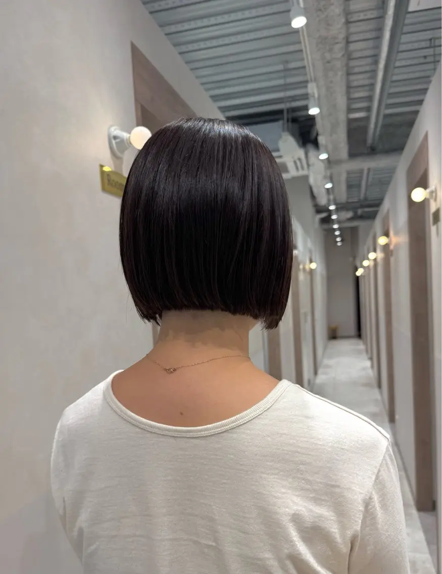 ショート ボブ カット ヘアカラー トリートメント 透明感カラー✴︎ SAYAKAのヘアスタイル